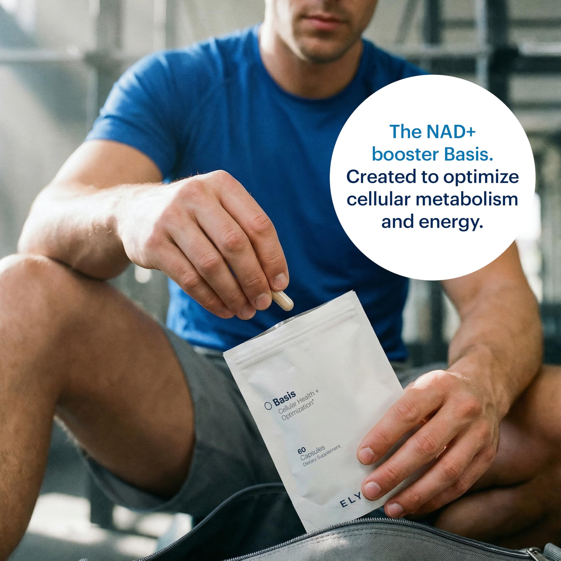 ELYSIUM Basis NAD Plus Supplement 30 Servings - with Nicotinamide Riboside 250mg and Pterostilbene 50mg - Healthy Aging Supplement & Cellular Energy ELYSIUMBuy Supplements Australia