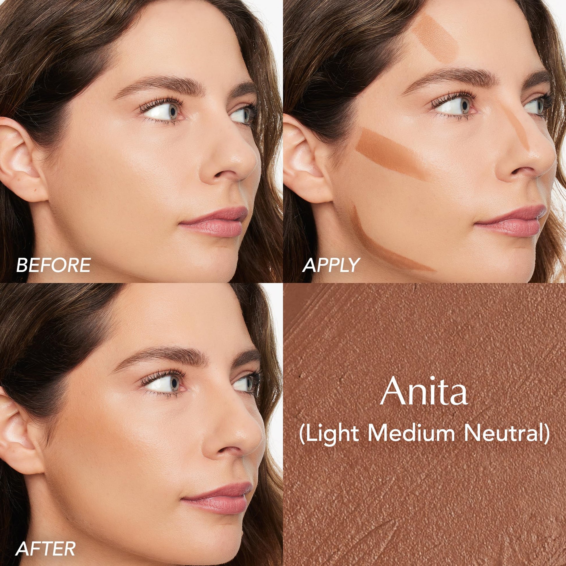 Thrive Causemetics Triple Threat Color Stick: Cream Bronzer & Contour Stick with Vitamin E, Evening Primrose Oil, Waterproof Smudge Proof Face Makeup, Anita (Light Medium Neutral) Thrive CausemeticsBuy Supplements Australia