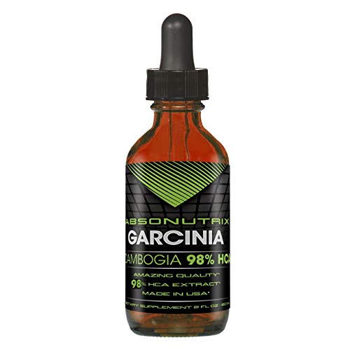 Absonutrix Garcinia Cambogia 2 Oz 98% HCA weigh management All Natural 30 Day Supply - NutriGlobal