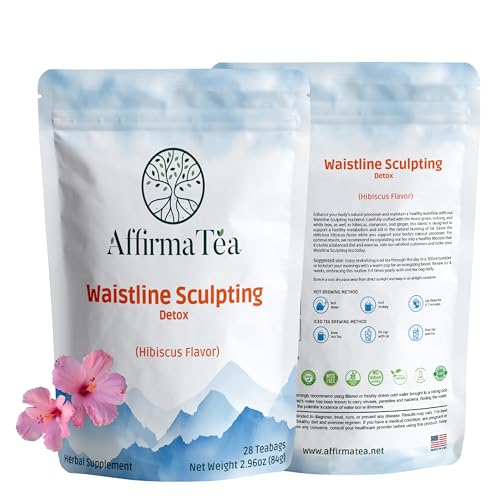 AffirmaTea Natural Detox Tea Blend - Laxative Free, Oolong Green Tea & Cinnamon - NutriGlobal