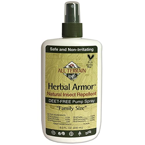 All Terrain Herbal Armor Natural Insect Repellent, DEET-FREE Pump Spray - NutriGlobal