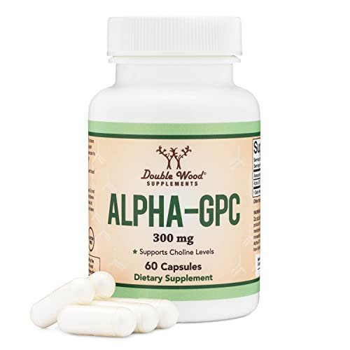 Alpha GPC Choline 600mg Capsules - Brain Support Supplement for Focus, Memory - NutriGlobal