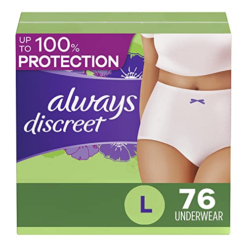 Always Discreet Adult Incontinence Underwear for Women and Postpartum - NutriGlobal