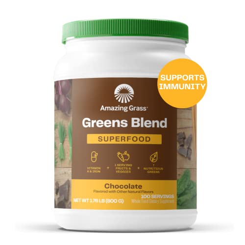 Amazing Grass Greens Blend Superfood: Super Greens Powder Smoothie - NutriGlobal