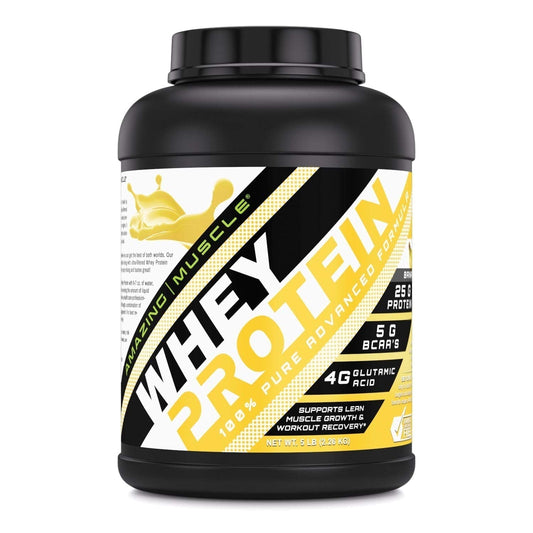 Amazing Muscle 100% Whey Protein Powder *Advanced Formula with Whey Protein - NutriGlobal