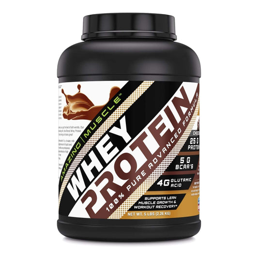 Amazing Muscle 100% Whey Protein Powder *Advanced Formula with Whey Protein - NutriGlobal