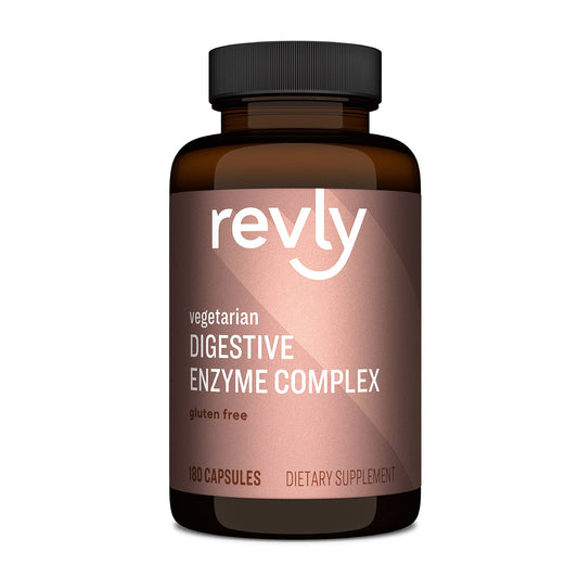 Amazon Brand - Revly Digestive Enzyme Complex, Supports Healthy Diges - NutriGlobal