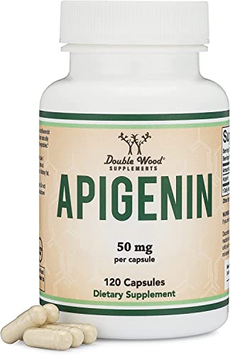Apigenin Supplement - 50mg per Capsule, 120 Count (Powerful Bioflavonoid Found - NutriGlobal