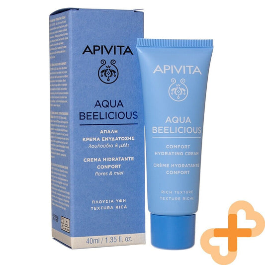 APIVITA AQUA Beelicious Comfort Face Cream for Dry Skin 40 ml Flowers - NutriGlobal