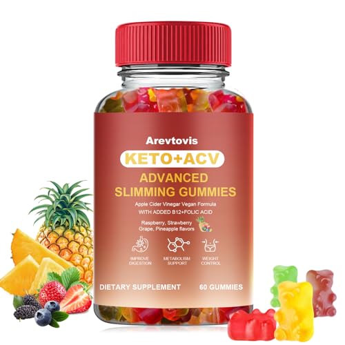 Arevtovis Apple Cider Vinegar Gummies - Boost Energy, Detox & Support Gut Health ACV - NutriGlobal