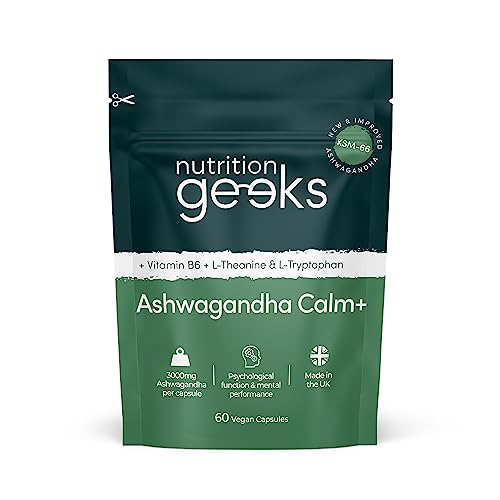 Ashwagandha KSM 66 Complex - 3000mg Enhanced with Amino Acids & Vitamin B6 - NutriGlobal
