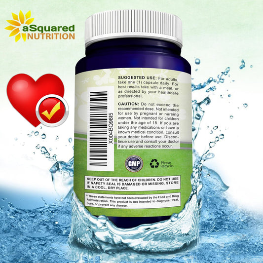 aSquared Nutrition CoQ10 (400mg Max Strength, 200 Capsules) - High Absorption Vegan Coenzyme Q10 Powder - Ubiquinone Supplement Pills, Extra Antioxidant CO Q-10 - NutriGlobal