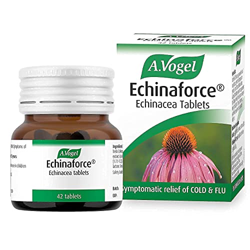 A.Vogel Echinaforce Echinacea Tablets | Relieves Cold & Flu Symptoms by Strengthening - NutriGlobal