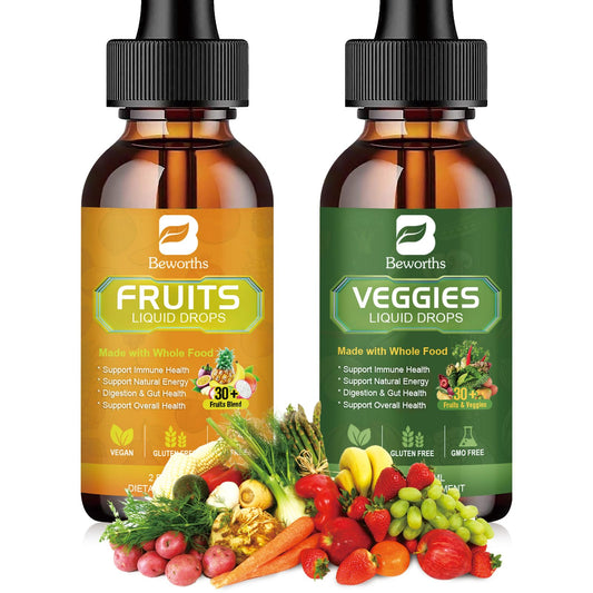 B BEWORTHS Fruits and Veggies Supplement - Balance of Natural Fruit and Vegetable - NutriGlobal