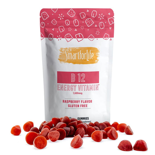 B12 Gummy Vitamins - 1500 mcg Vitamin B12 Gummies for Adults and Kids - Helps with Energy, Metabolism, Bone Nervous System Support - NutriGlobal