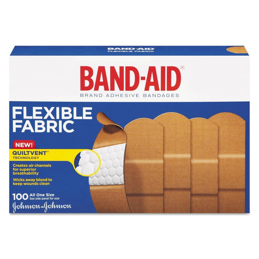 Band-Aid Brand Flexible Fabric Adhesive Bandages for Wound Care and First - NutriGlobal