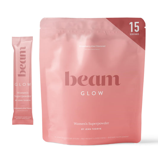 Beam Glow Hormone Balance Supplement for Women – Cortisol Supplement for Women, PMS Relief Supplement, Perimenopause & PCOS Support, Womens Vitamins, - NutriGlobal