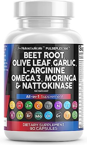 Beet Root Capsules 6000mg Olive Leaf 6000mg Nattokinase 4000 FU - NutriGlobal