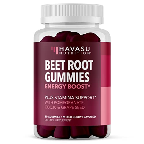 Beet Root Gummies with COQ10 Energy Supplement | Nitric Oxide Supplement for Healthy - NutriGlobal