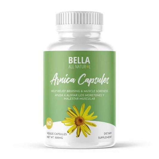 Bella All Natural Arnica Capsules 500 mg, 60 Count - NutriGlobal