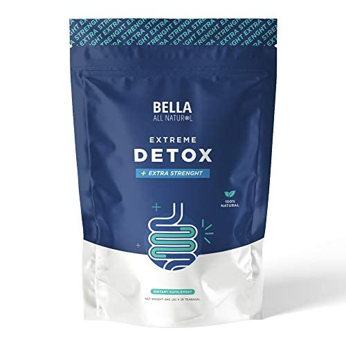 Bella All Natural Extreme Detox Tea - Body Cleanse, Colon Cleanser & Detox, Natural Herbs - NutriGlobal
