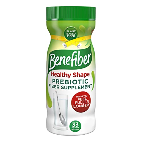 Benefiber Healthy Shape Prebiotic Fiber Supplement Powder for Digestive Health, Daily Fiber Powder - NutriGlobal