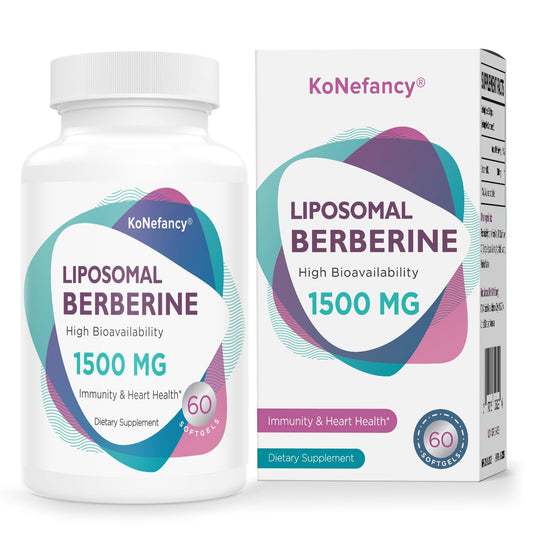 Berberine HCL Supplement 1500mg - High Bioavailability Liposomal Berberine Capsules - NutriGlobal