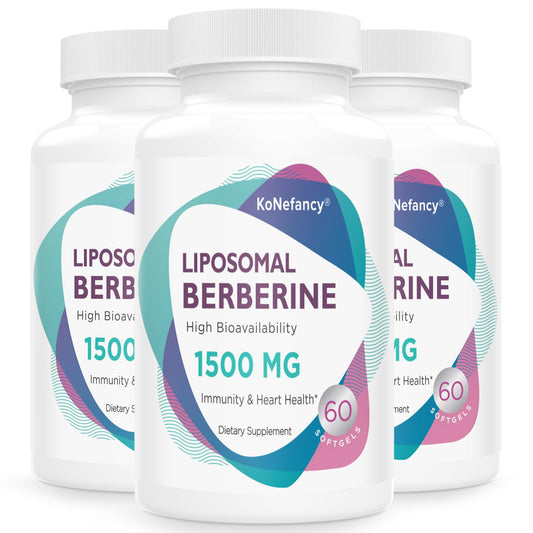 Berberine HCL Supplement 1500mg - High Bioavailability Liposomal Berberine Capsules - NutriGlobal