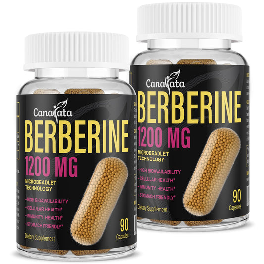Berberine Supplement 1200mg Berberine HCL - High Bioavailability Microbeadlet - NutriGlobal