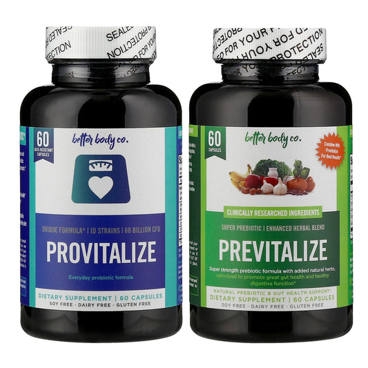 Better Body Co. Slim Gut Bundle | Prebiotics and Probiotics for Women - Bloating Relief - NutriGlobal