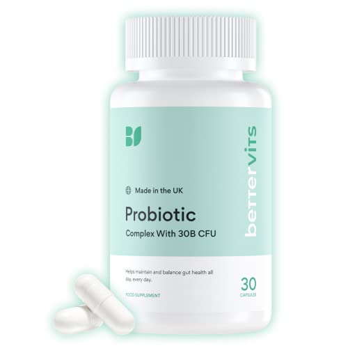 Bettervits Probiotic Complex | 30B CFU | Gut Health | Digestion | Bloating | IBS - NutriGlobal