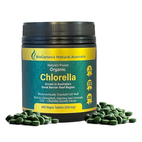 BioGenesis Chlorella Tablets, 600 Tablet Count (500mg) - NutriGlobal