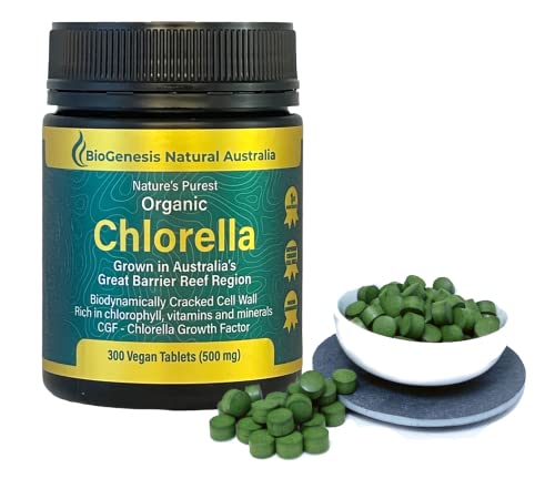 Biogenesis Organic Chlorella Tablets | Australian Grown | Chlorophyll-Rich - NutriGlobal
