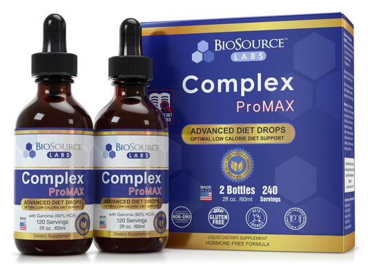 BioSource Labs Complex ProMAX Premium Diet Drops (2 x 2 oz Bottle) - NutriGlobal