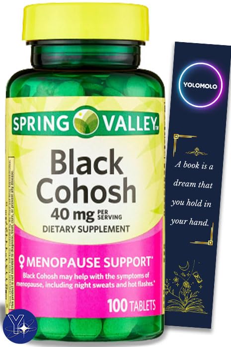Black Cohosh Menopause Support Dietary Supplement Tablets Spring Valley - NutriGlobal