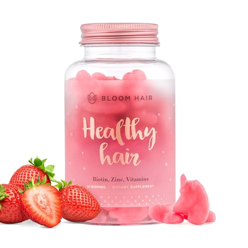 Bloom Hair Gummies for Faster Hair Growth & Biotin Vitamins for Rapid Hair Growth - NutriGlobal