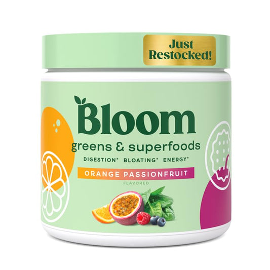 Bloom Nutrition Greens and Superfoods Powder for Digestive Health, Greens Powder - NutriGlobal