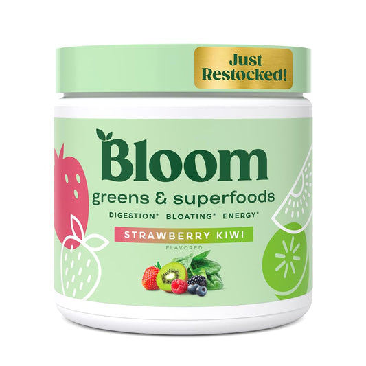 Bloom Nutrition Greens and Superfoods Powder for Digestive Health, Greens Powder - NutriGlobal