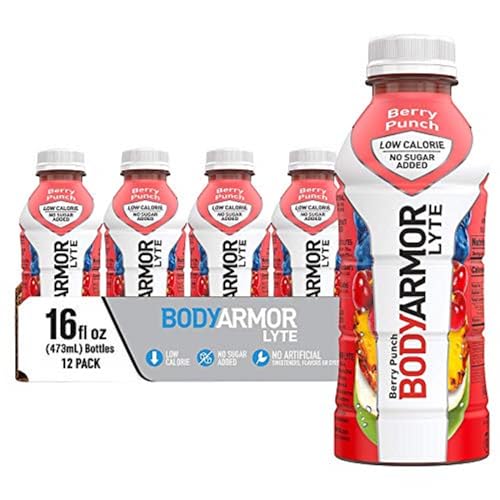 BODYARMOR LYTE Sports Drink Low-Calorie Sports Beverage, Berry Punch, Coconut - NutriGlobal