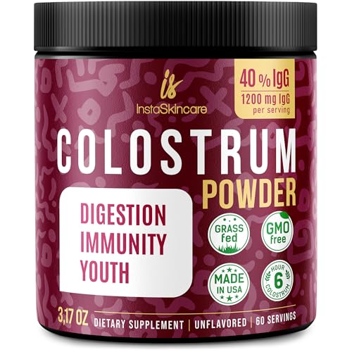 Bovine Colostrum Powder - 40% IgG Highly Concentrated Pure Bovine Colostrum - NutriGlobal