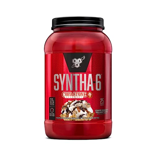 BSN Syntha-6 Whey Protein Powder, Cold Stone Creamery- Cookie Doughn't You Want - NutriGlobal