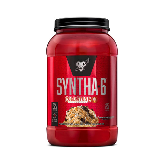 BSN Syntha-6 Whey Protein Powder, Cold Stone Creamery- Germanchökolätekäke Flavor - NutriGlobal