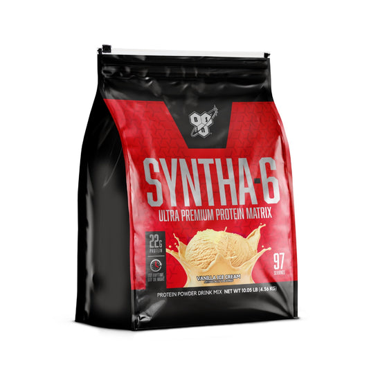 BSN SYNTHA-6 Whey Protein Powder, Vanilla Protein Powder with Micellar Casein - NutriGlobal