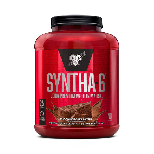 BSN SYNTHA-6 Whey Protein Powder with Micellar Casein, Milk Protein Isolate, Chocolate - NutriGlobal