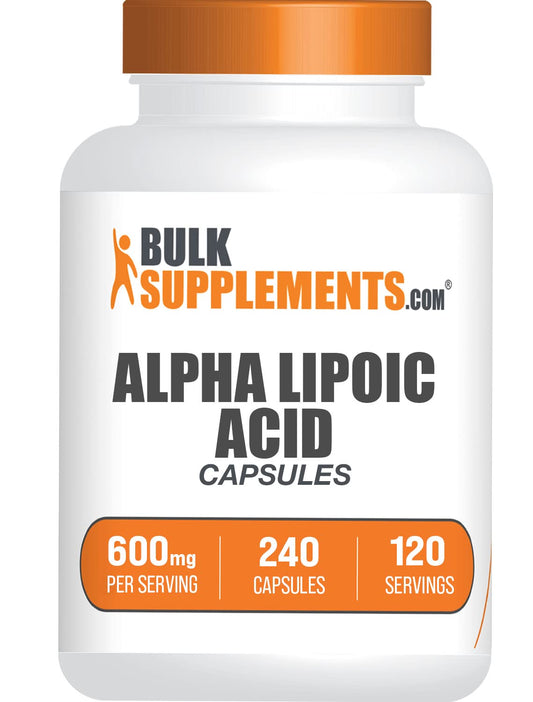 BULKSUPPLEMENTS.COM Alpha Lipoic Acid Capsules - ALA Supplement, Alpha Lipoic - NutriGlobal