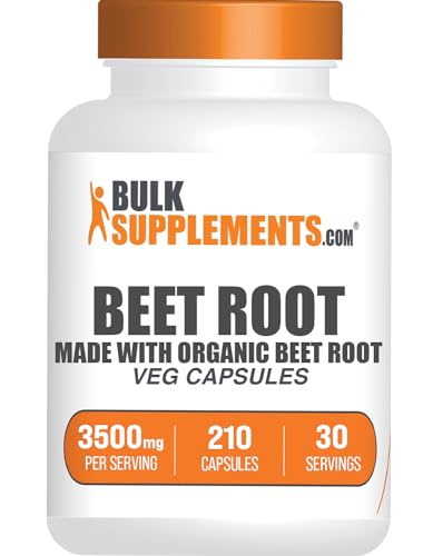 BULKSUPPLEMENTS.COM Beet Root Capsules - Beetroot Supplement, Beet Root Pills - NutriGlobal