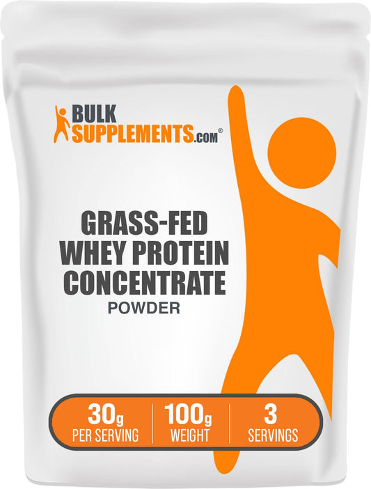 BULKSUPPLEMENTS.COM Grass Fed Whey Protein Powder - Unflavored Whey Protein - NutriGlobal