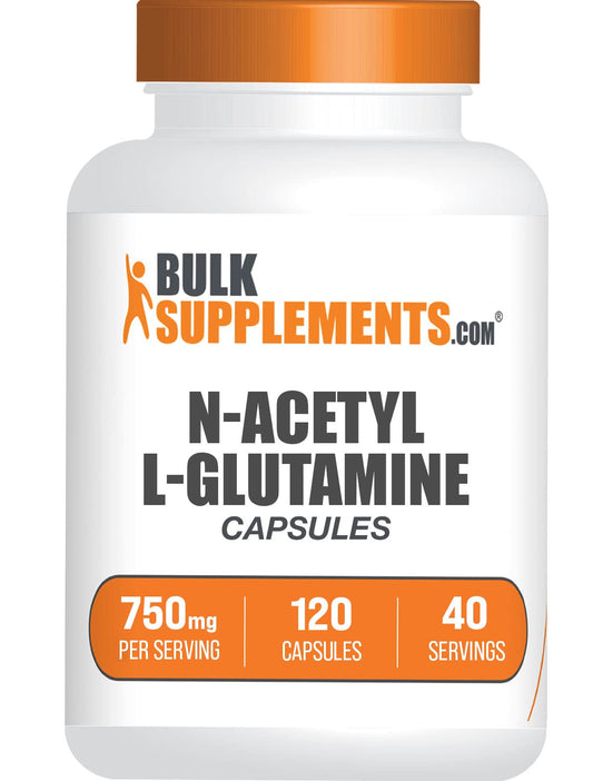 BULKSUPPLEMENTS.COM N-Acetyl L-Glutamine Capsules - Glutamine Supplement - NutriGlobal