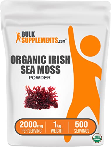 BULKSUPPLEMENTS.COM Organic Irish Sea Moss Powder - Sea Moss Supplement - NutriGlobal