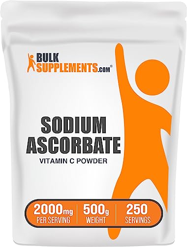 BulkSupplements.com Sodium Ascorbate Powder - Antioxidant Powder - Sodium Ascorbate - NutriGlobal